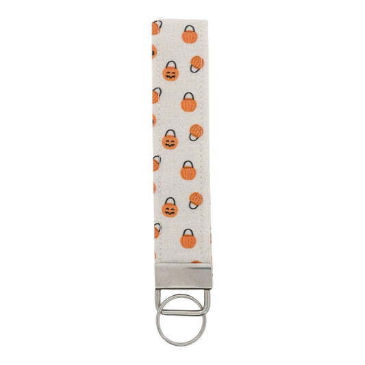 Mini Pumpkin Buckets | Keyfob Wristlet