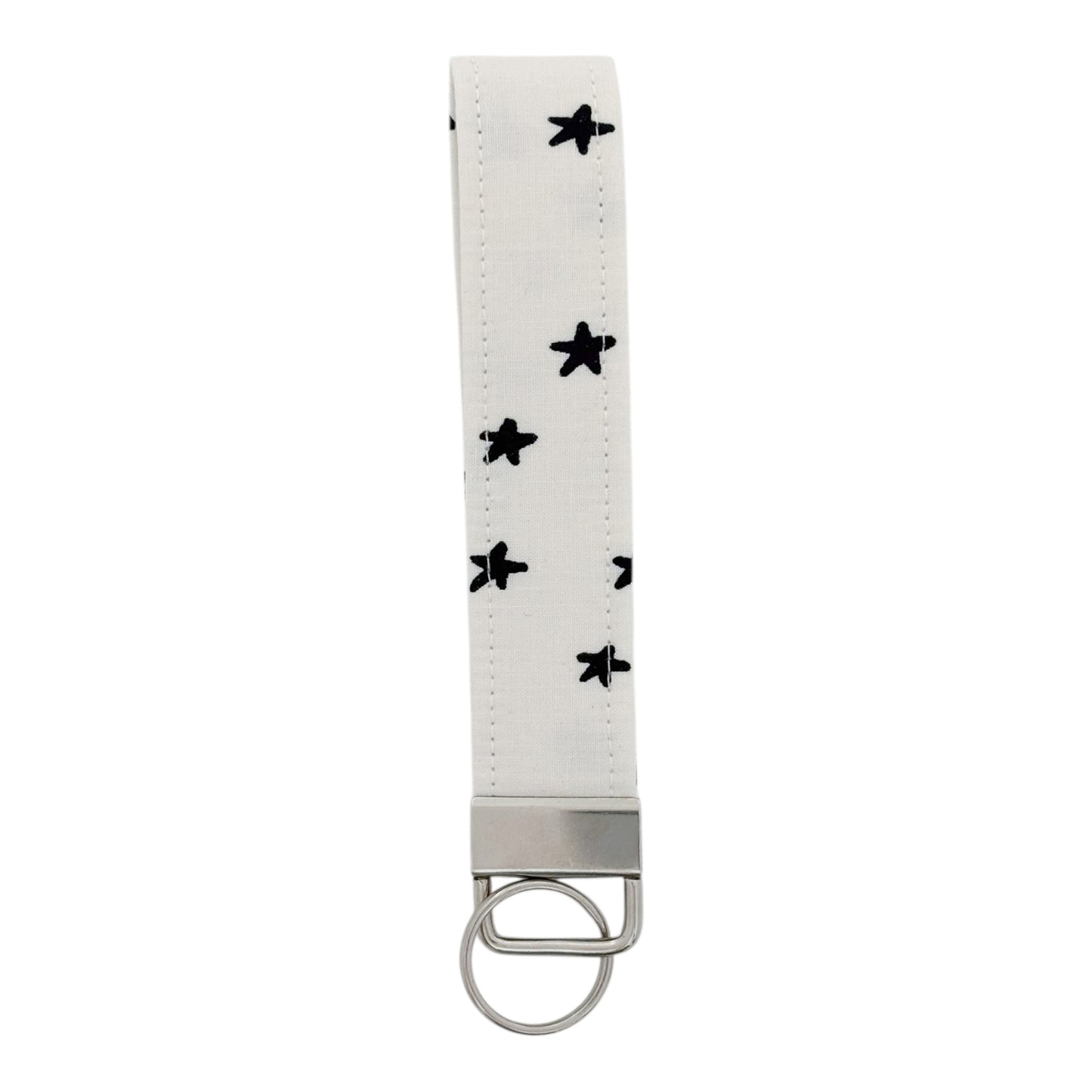 Black & White Stars | Keyfob Wristlet