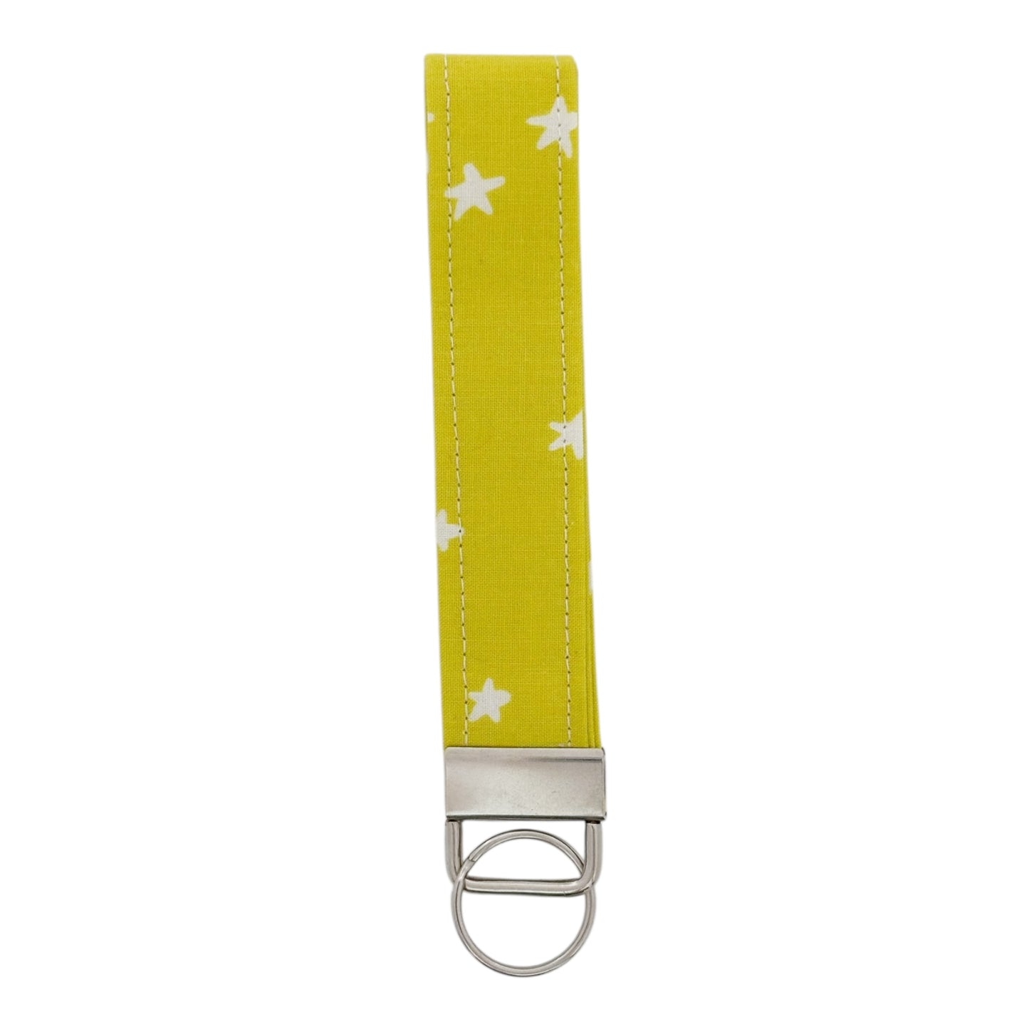Green with White Stars | Keyfob Wristlet