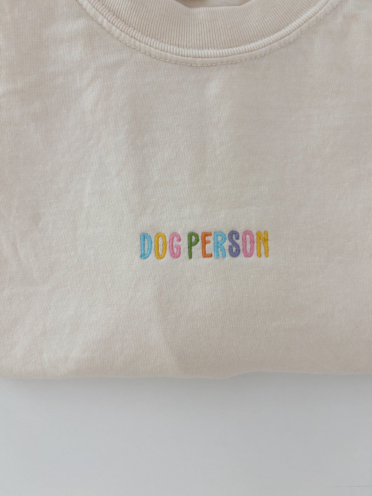 Dog Person | Embroidered T-Shirt