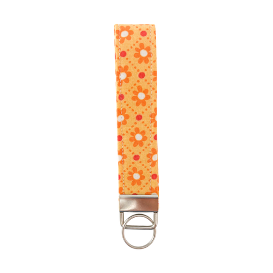 Orange Flowers Keychain