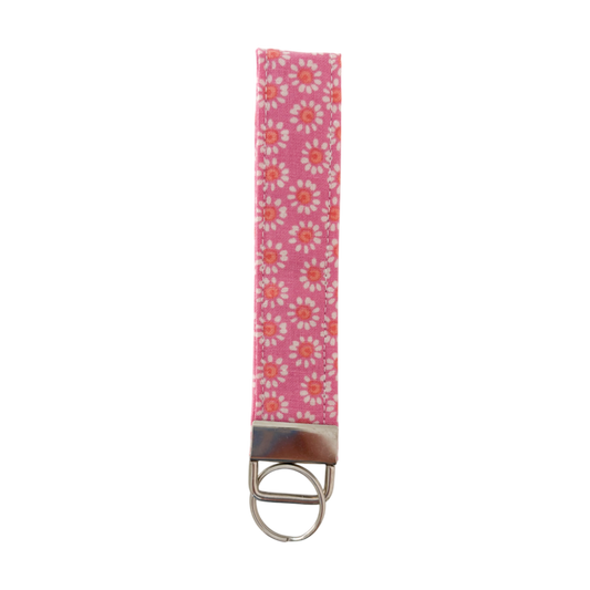 Pink Flowers Keychain
