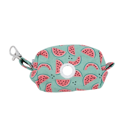 Dog Waste Bag Holder | Green Watermelon