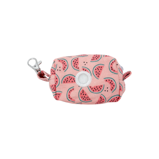 Dog Waste Bag Holder | Pink Watermelon