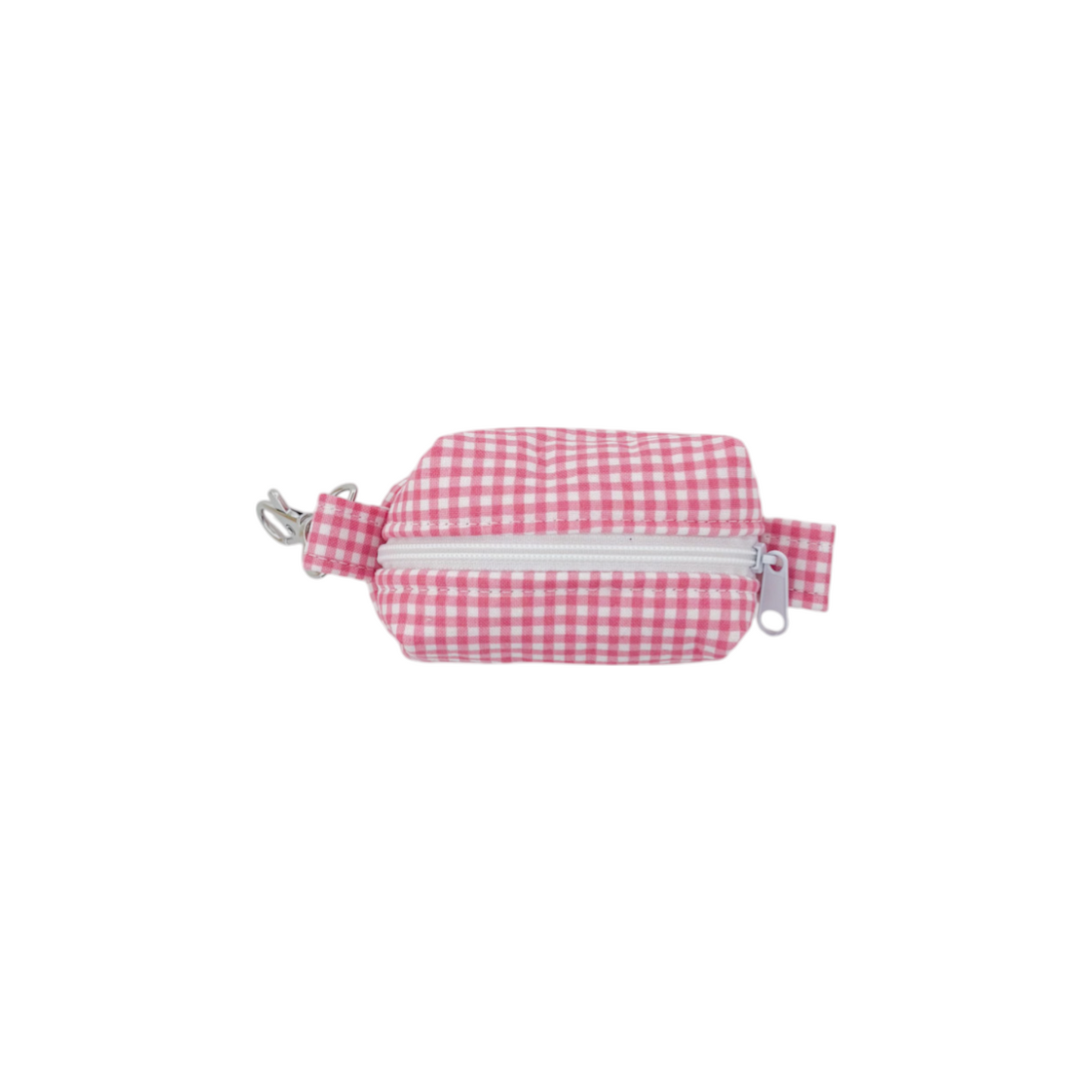 Dog Waste Bag Holder | Pink Gingham