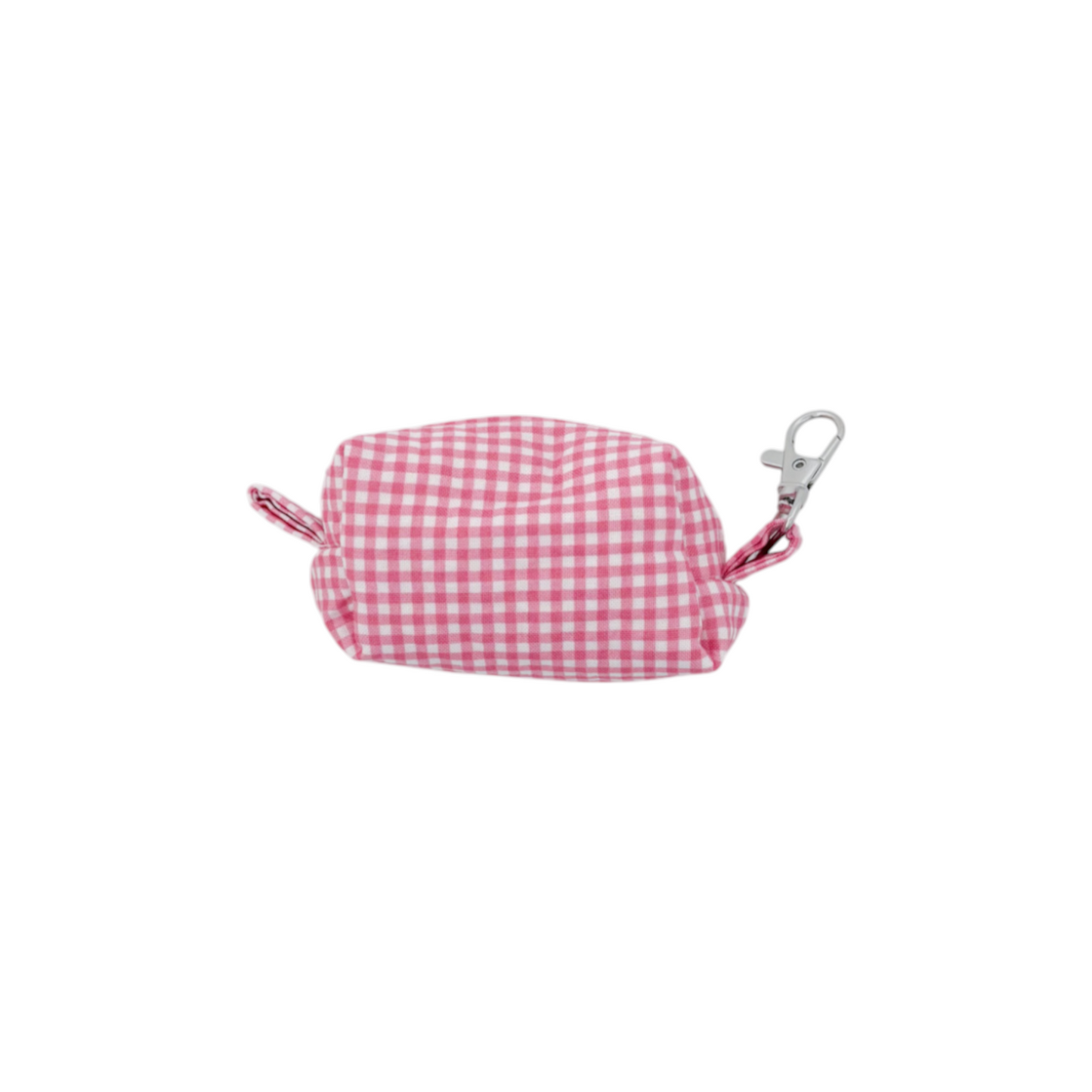 Dog Waste Bag Holder | Pink Gingham
