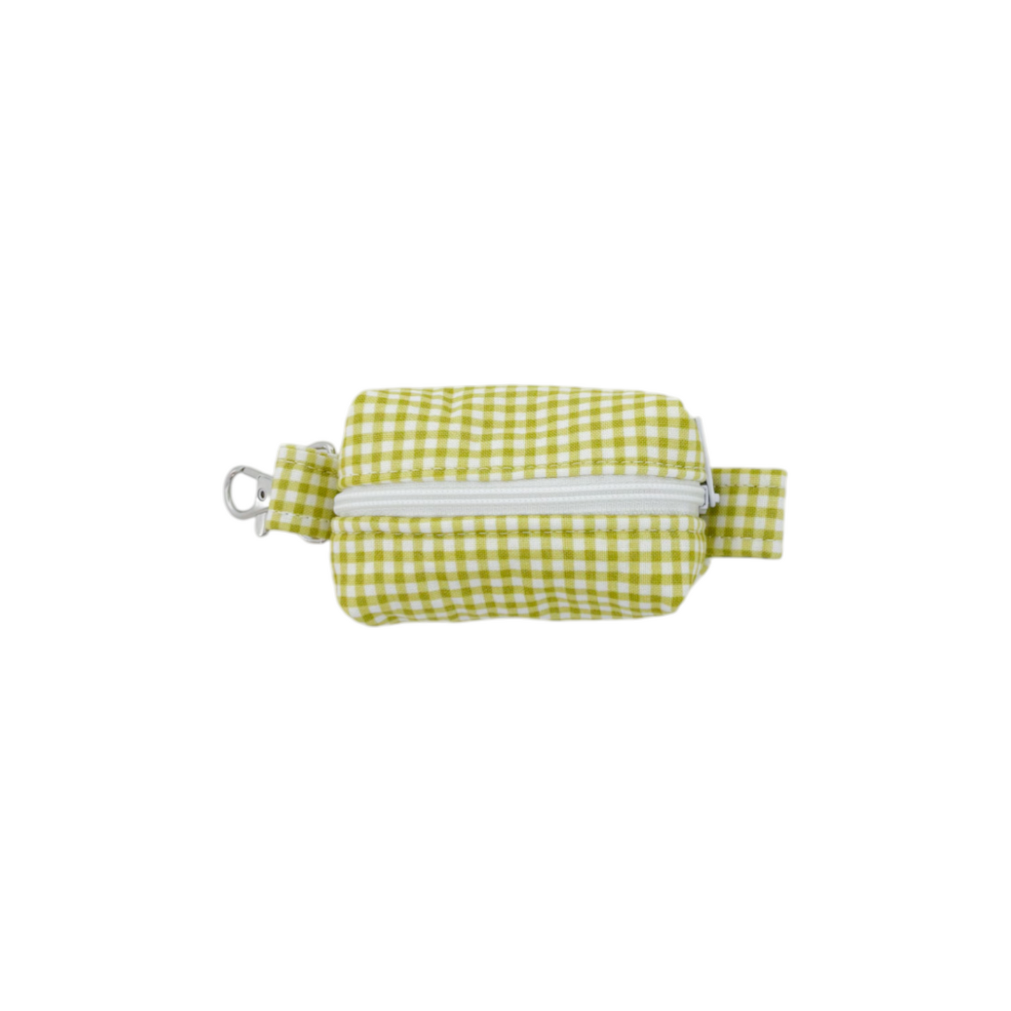 Dog Waste Bag Holder | Green Gingham