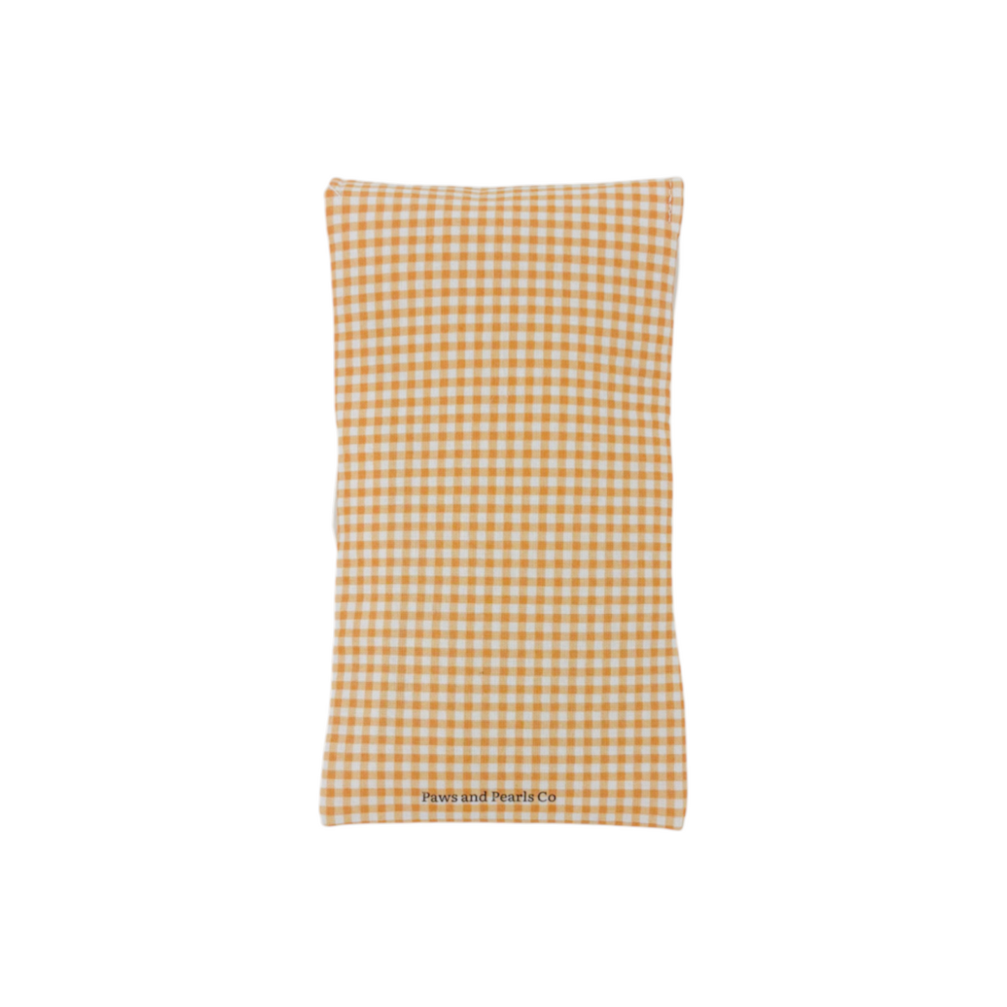 Sunglass Holder | Orange Gingham