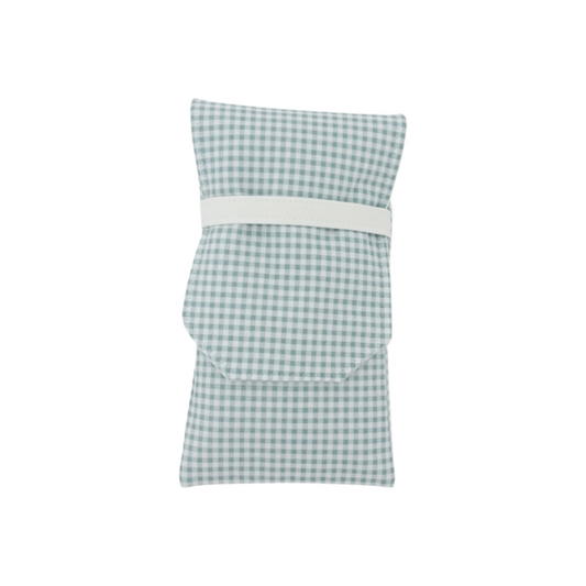 Sunglass Holder | Blue Gingham