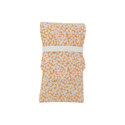 Sunglass Holder | Orange Flowers