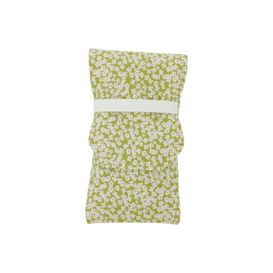 Sunglass Holder | Green Flowers