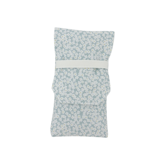 Sunglass Holder | Blue Flowers