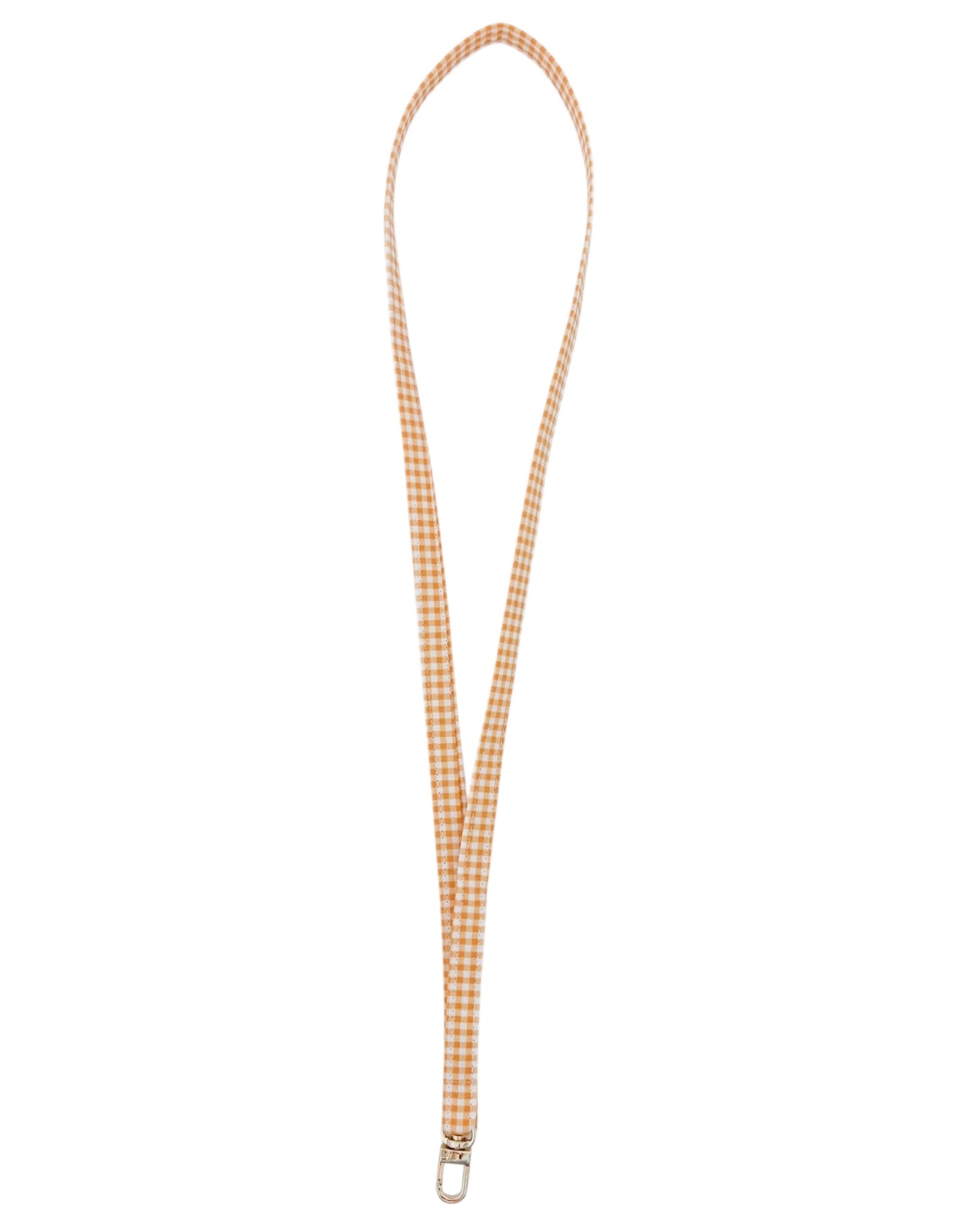 Orange Gingham | Lanyard