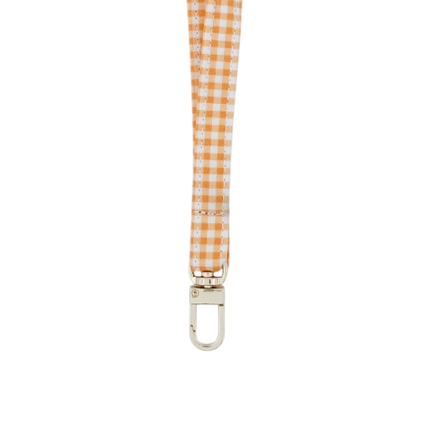 Orange Gingham | Lanyard