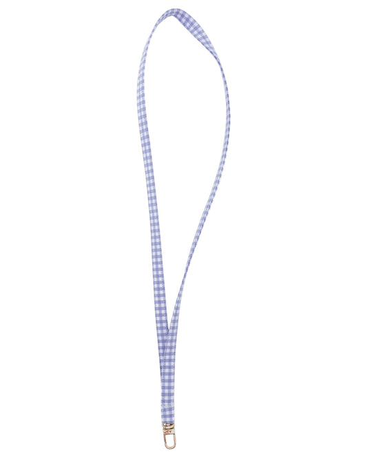 Purple Gingham | Lanyard
