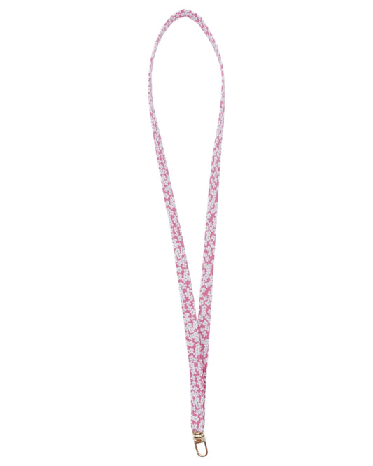 Pink Floral | Lanyard