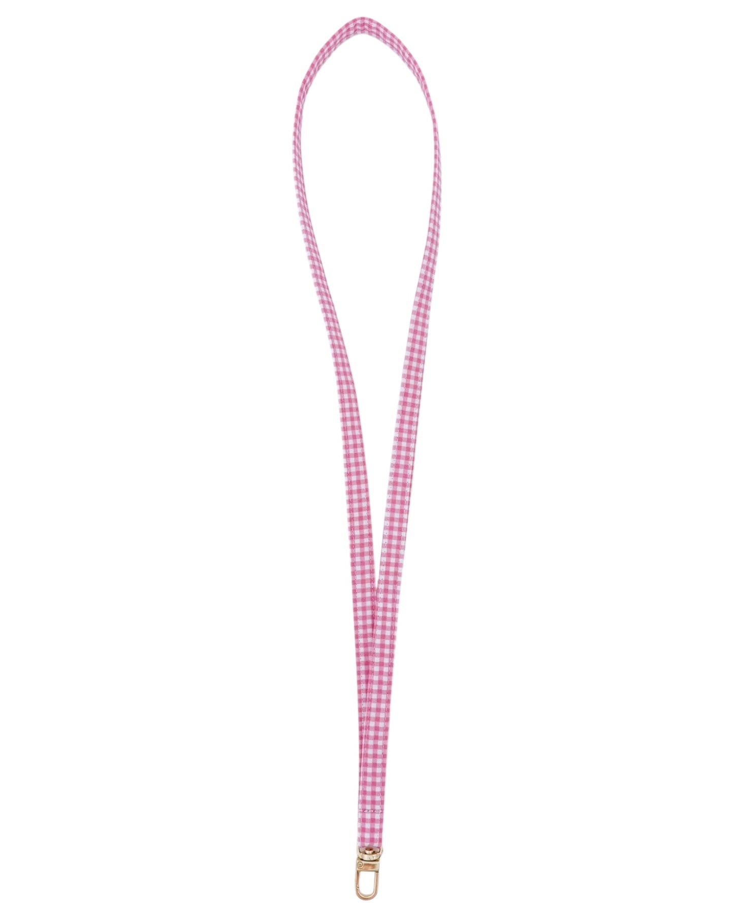 Pink Gingham | Lanyard
