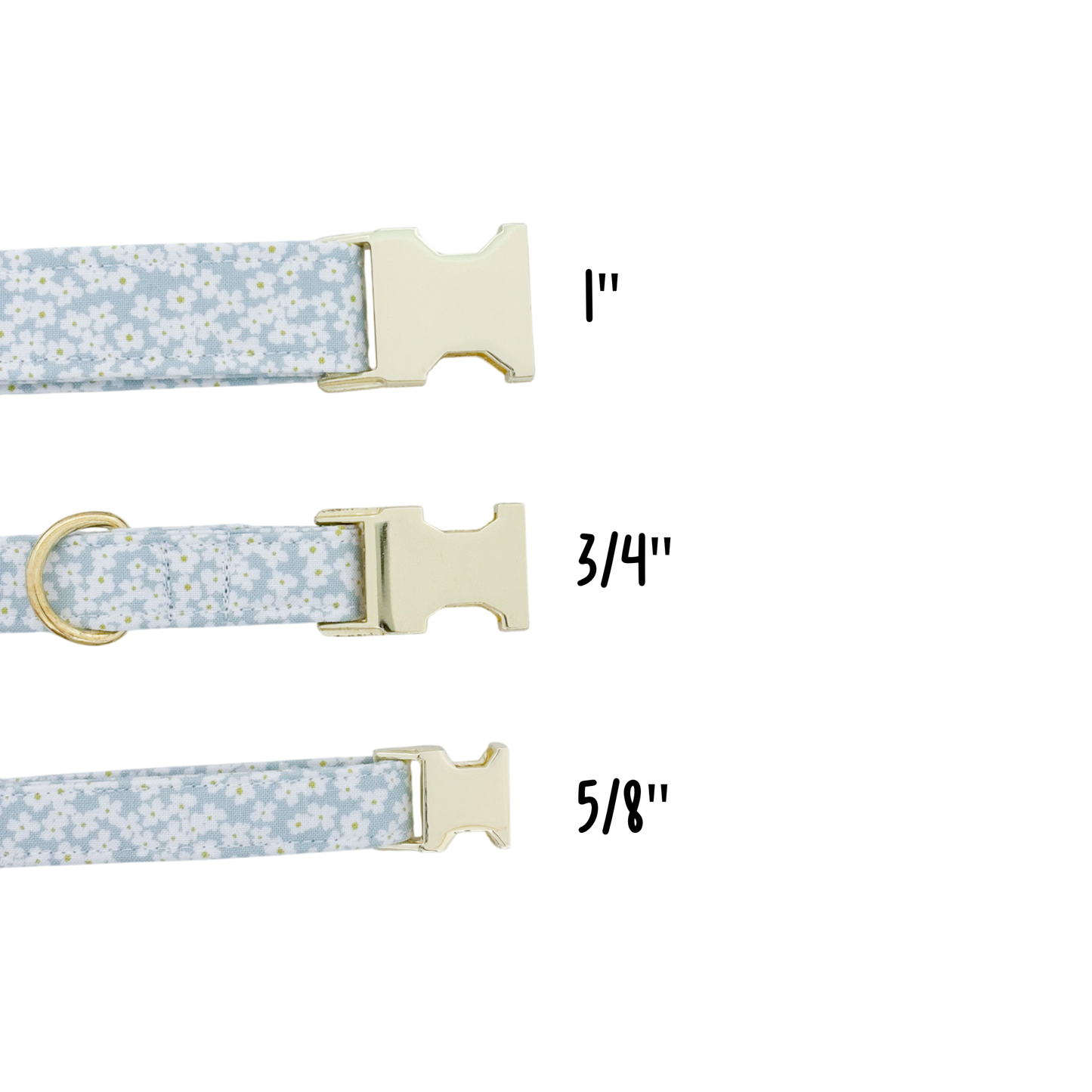 Blue Flowers | Dog Collar