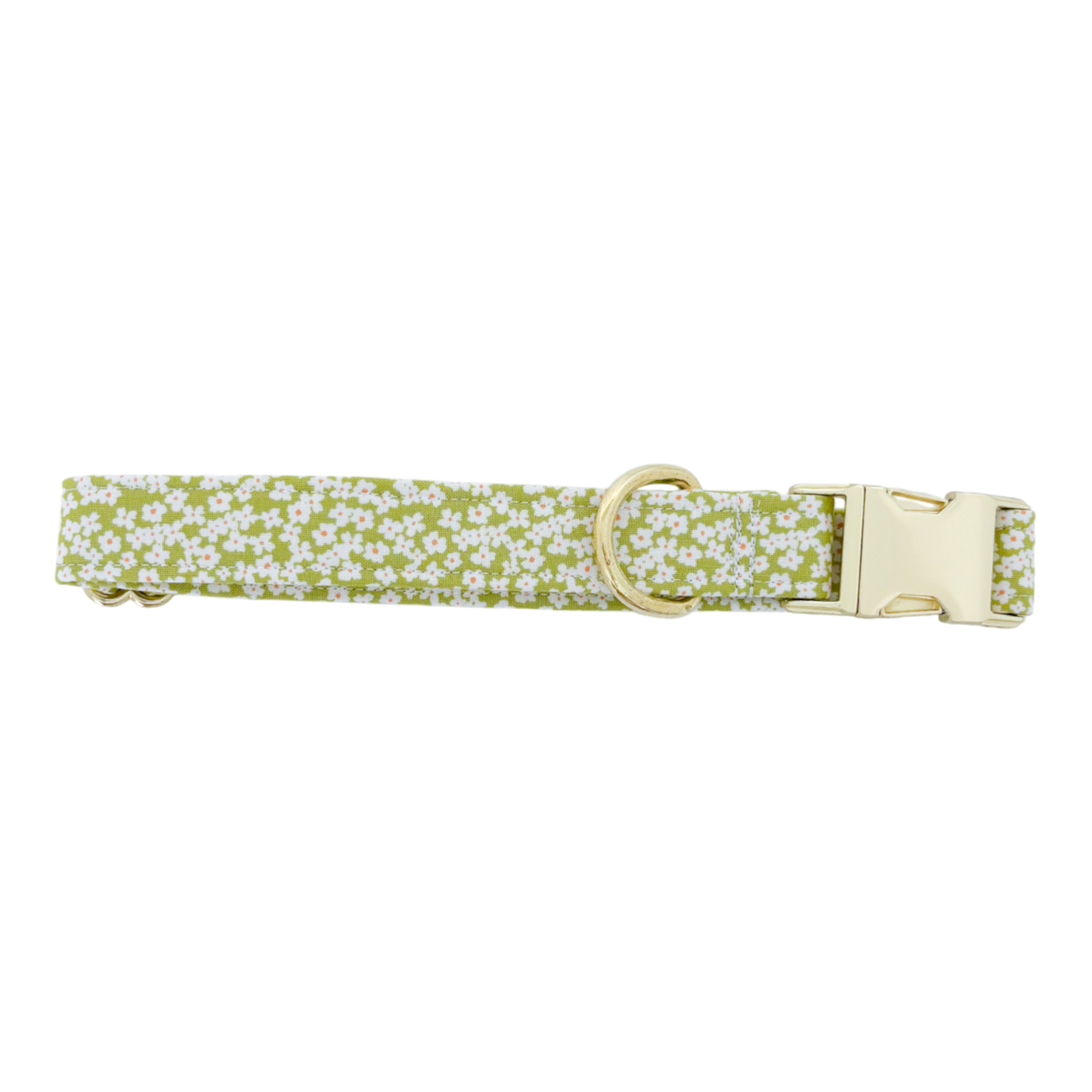 Green Flowers | Dog Collar