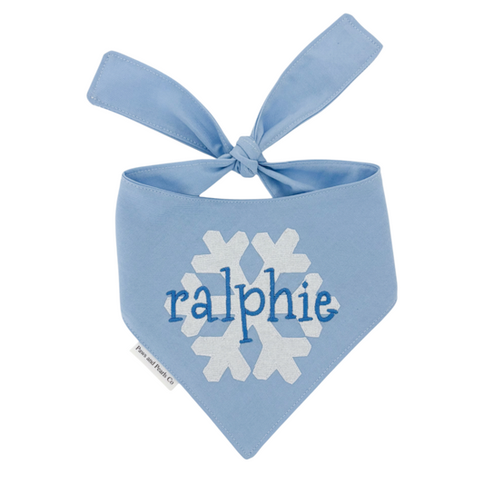 Snowflake | Custom Dog Bandana