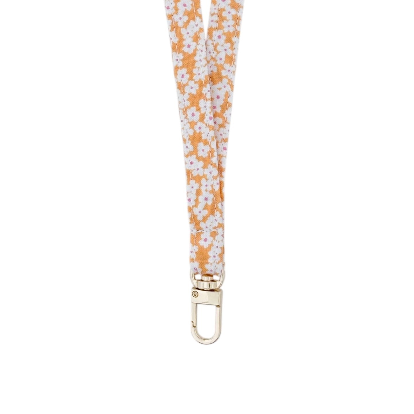 Orange Floral | Lanyard