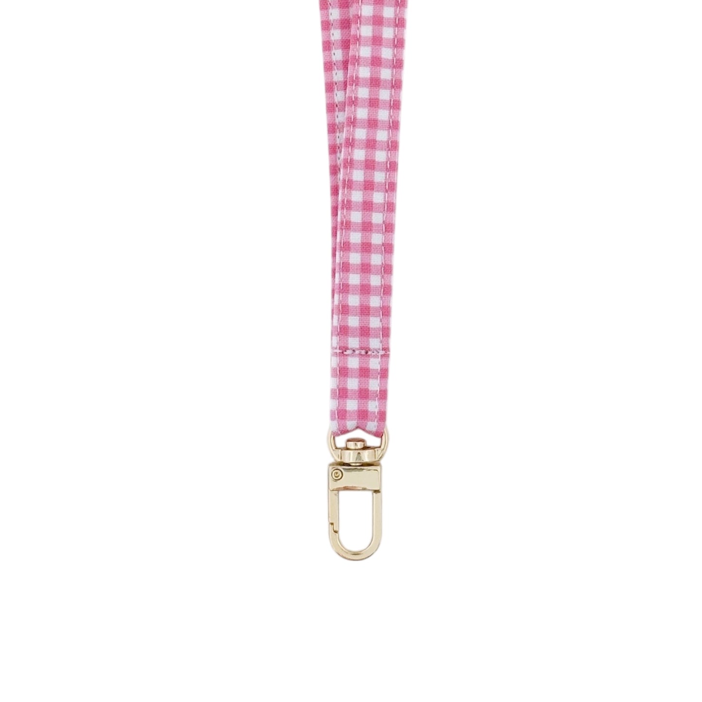 Pink Gingham | Lanyard